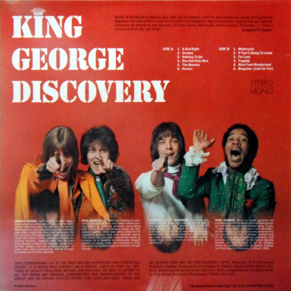 King George Discovery : King George Discovery (LP, Album, Whi)