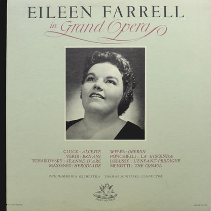Eileen Farrell : Eileen Farrell In Grand Opera (LP, Mono)