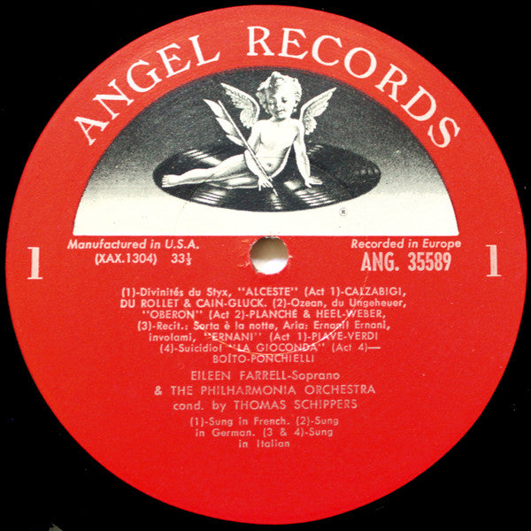 Eileen Farrell : Eileen Farrell In Grand Opera (LP, Mono)