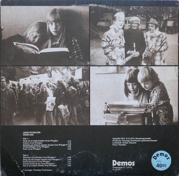 Arne Würgler : Frispark (LP, Album)