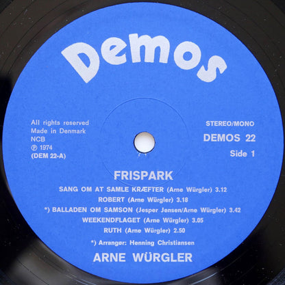 Arne Würgler : Frispark (LP)