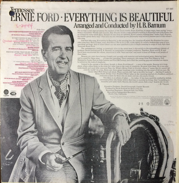 Tennessee Ernie Ford : Everything Is Beautiful (LP)