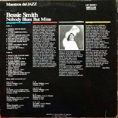 Bessie Smith : Nobody Blues But Mine (LP, Comp, Promo)