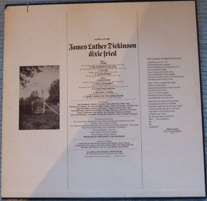 Jim Dickinson : Dixie Fried (LP, Album, Mon)