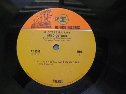 Arlo Guthrie : Alice's Restaurant (LP, Album, RP, Ora)