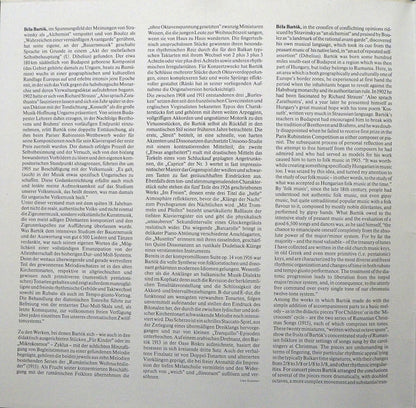 Béla Bartók, Dezső Ránki : Klavierwerke - Piano Works (LP, RP, Gat)