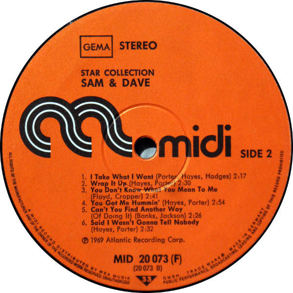 Sam & Dave : Star-Collection (LP, Comp, RE)