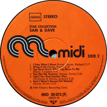 Sam & Dave : Star-Collection (LP, Comp, RE)