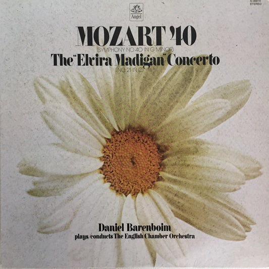 Wolfgang Amadeus Mozart - Daniel Barenboim plays/conducts English Chamber Orchestra : Mozart 40 (Symphony No. 40 In G Minor); The "Elvira Madigan" Concerto (No. 21 In C) (LP, Comp)