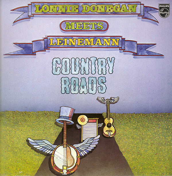 Lonnie Donegan Meets Leinemann : Country Roads (LP, Album)