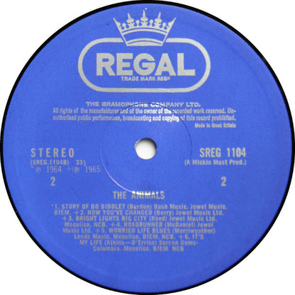 The Animals : The Animals (LP, Comp, RE)