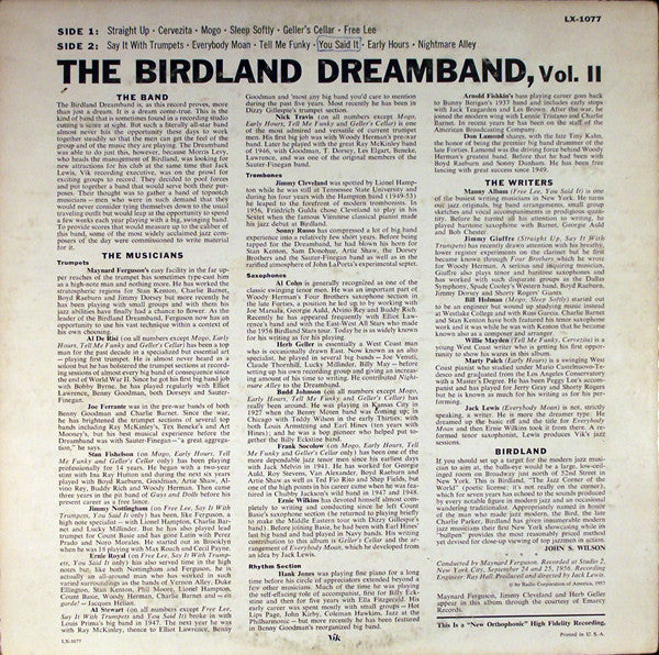 Maynard Ferguson : Birdland Dream Band Volume 2 (LP, Album)