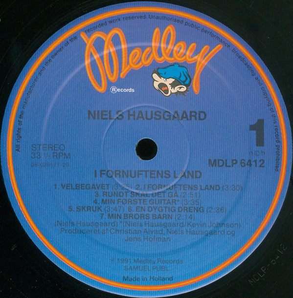 Niels Hausgaard : I Fornuftens Land... (LP, Album)