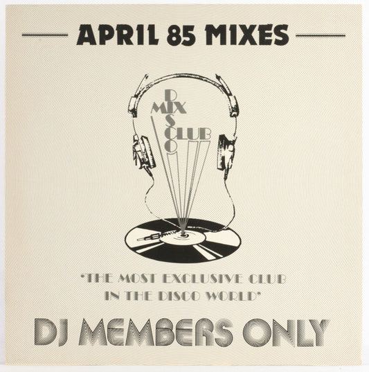 Various : April 85 - The Mixes (12", Mixed)