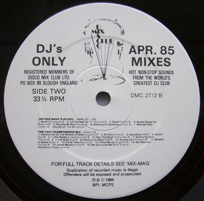 Various : April 85 - The Mixes (12", Mixed)