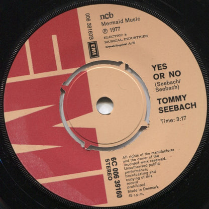 Tommy Seebach : Tommygum Rock 'N Roll Show (7", Single)