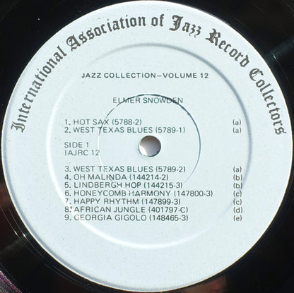 Elmer Snowden : Jazz Collection - Volume 12 (LP, Comp)