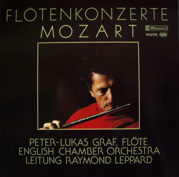 Wolfgang Amadeus Mozart, Peter-Lukas Graf, English Chamber Orchestra, Raymond Leppard : Flötenkonzerte  (LP, DMM)