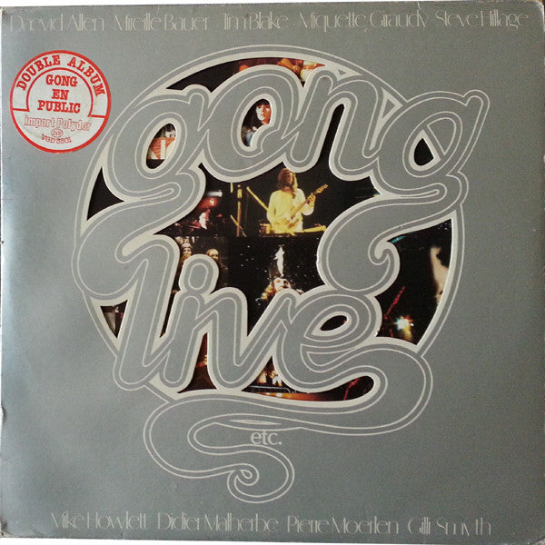 Gong : Live Etc. (2xLP, Album, Die)