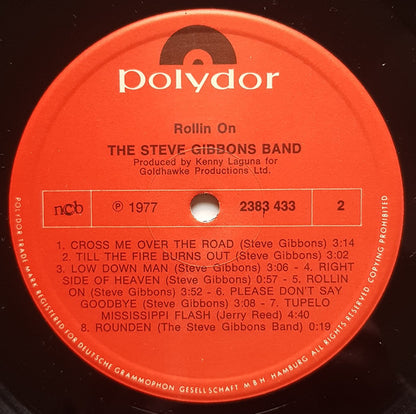 Steve Gibbons Band : Rollin' On (LP, Album)