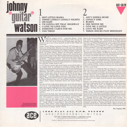 Johnny Guitar Watson : Hit The Highway (LP, Comp)