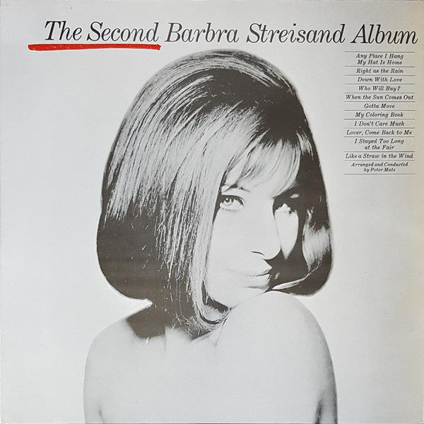 Barbra Streisand : The Second Barbra Streisand Album (LP, Album, RE)