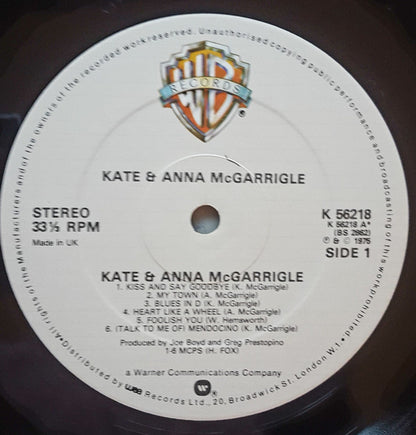 Kate & Anna McGarrigle : Kate & Anna McGarrigle (LP, Album, RE)