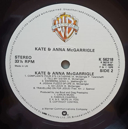 Kate & Anna McGarrigle : Kate & Anna McGarrigle (LP, Album, RE)