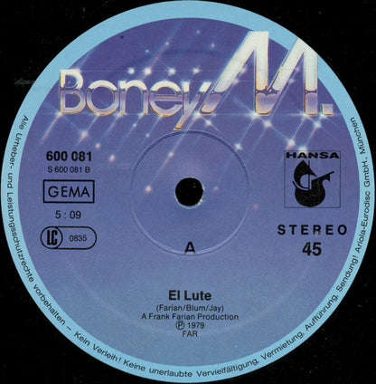 Boney M. : Gotta Go Home / El Lute (12", Single)