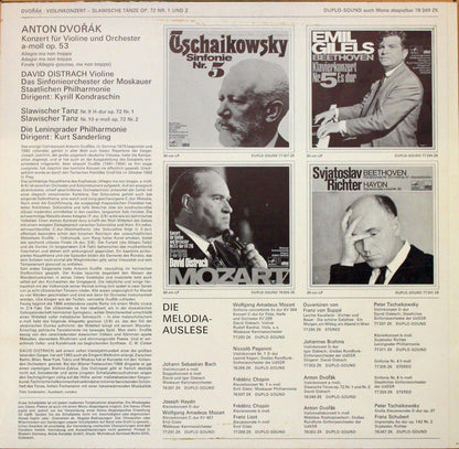 David Oistrach, Antonín Dvořák : Violinkonzert Op. 53 / Slawische Tänze Op. 72 (LP)