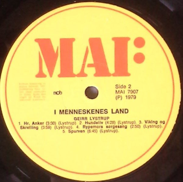 Geirr Lystrup : I Menneskenes Land (LP, Album)