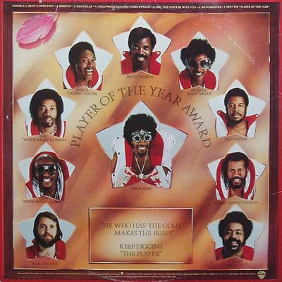 Bootsy's Rubber Band : Bootsy? Player Of The Year (LP, Album, Win)