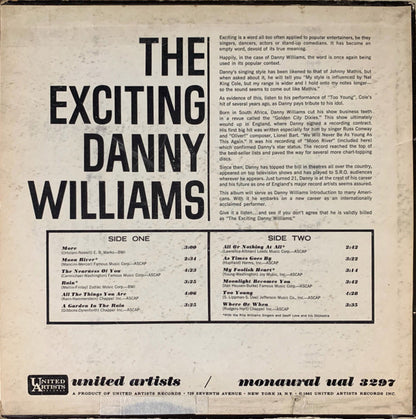 Danny Williams : The Exciting Danny Williams (LP, Mono)