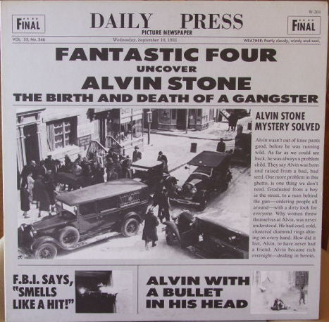 Fantastic Four : Alvin Stone (The Birth And Death Of A Gangster) (LP, Album, Pit)