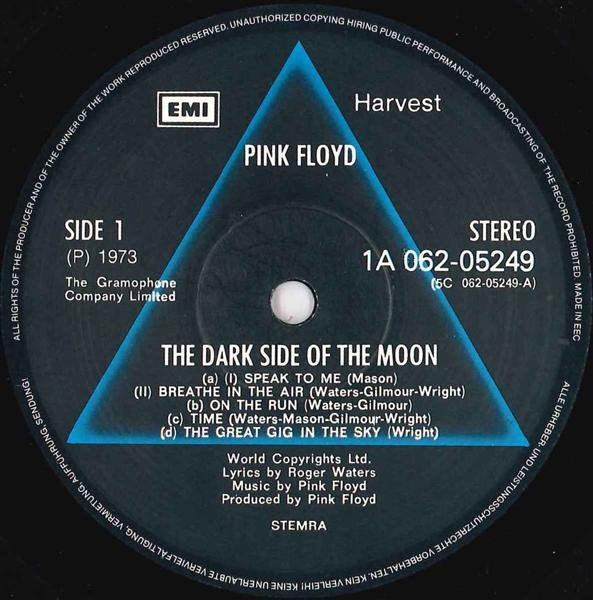 Pink Floyd : The Dark Side Of The Moon (LP, Album, RE, Gat)