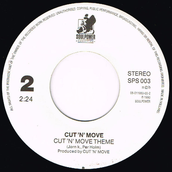 Cut 'N' Move : Take No Crap (7")