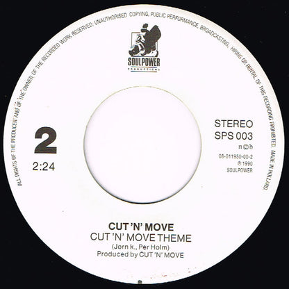Cut 'N' Move : Take No Crap (7")