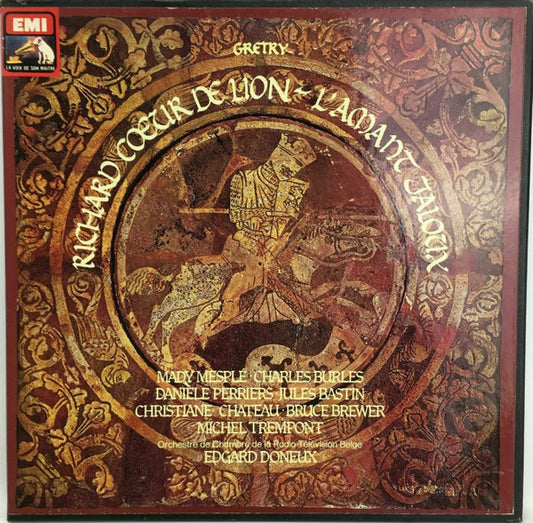 André-Modeste Gretry / Orchestre De Chambre RTBF/BRT, Edgar Doneux : Richard Coeur De Lion / L'amant Jaloux (Box + 3xLP, Quad)