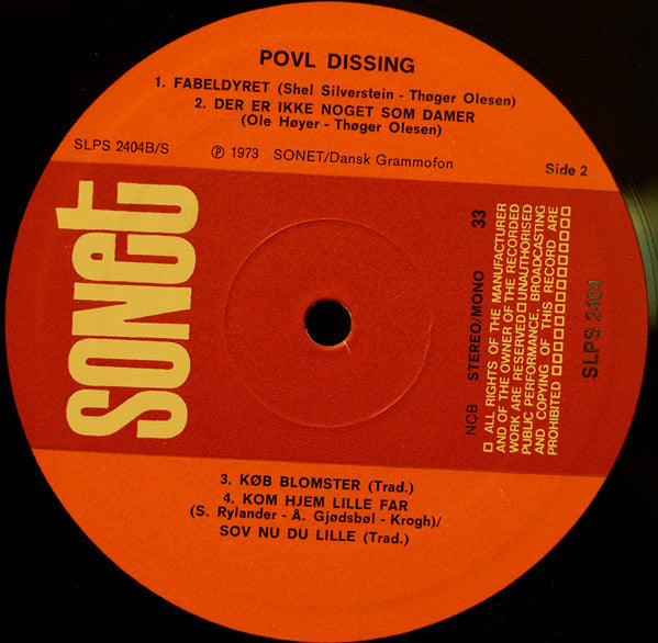 Povl Dissing : Povl Dissing (LP, Comp)