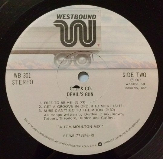 C.J. & Co : Devil's Gun (LP, Album, PRC)