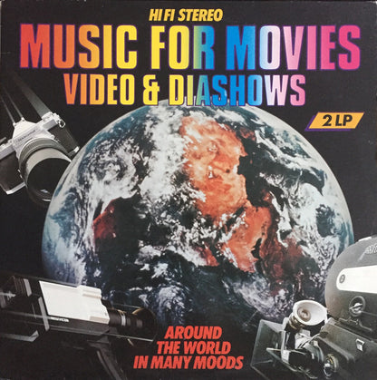 Unknown Artist : Around The World In Many Moods - Music For Movies, Video & Dia-Shows (2xLP, Gat)