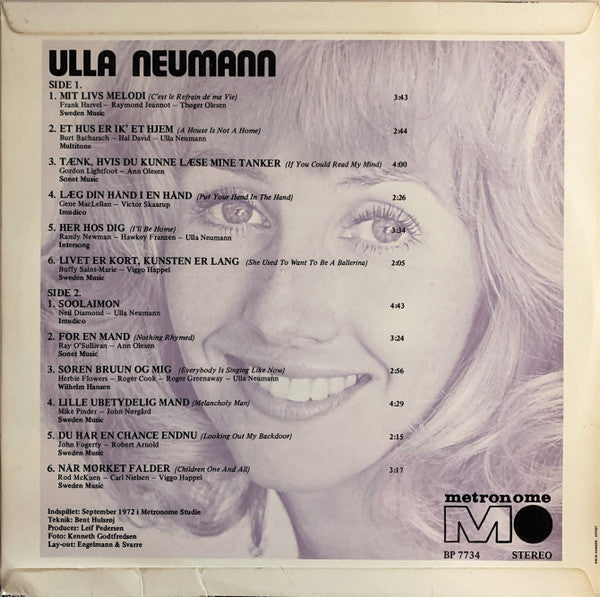 Ulla Neumann : Ulla Neumann (LP)