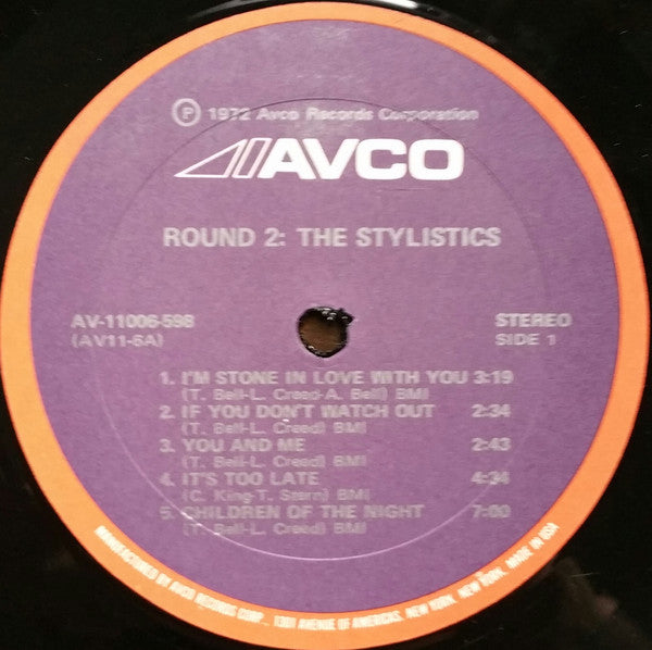 The Stylistics : Round 2 (LP, Album, Cov)