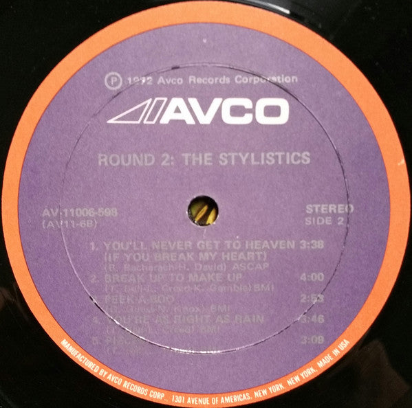 The Stylistics : Round 2 (LP, Album, Cov)