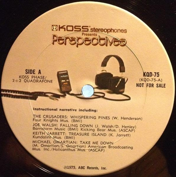 Various : Perspectives - The New Sound Of Koss A Psycho-acoustic Odyssey (LP, Comp, Quad, Promo)