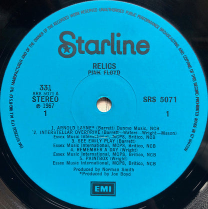 Pink Floyd : Relics (LP, Comp, RE, Tex)