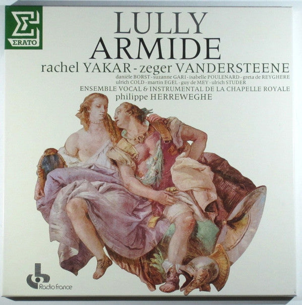 Jean-Baptiste Lully, Rachel Yakar, Zeger Vandersteene, Danielle Borst, Suzanne Gari, Isabelle Poulenard, Greta de Reyghere, Martin Egel, Guy De Mey, Ulrich Studer, Ulrik Cold, La Chapelle Royale, Philippe Herreweghe : Armide  (2xLP + Box)