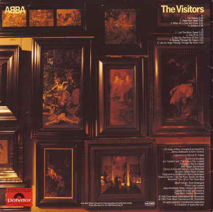 ABBA : The Visitors (LP, Album, Inj)