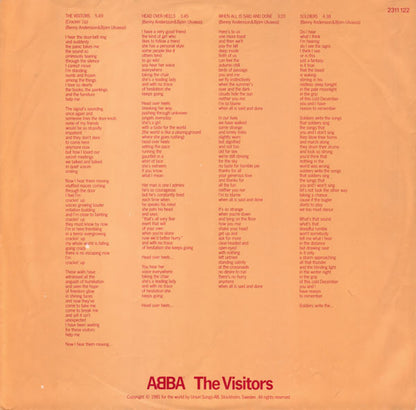 ABBA : The Visitors (LP, Album, Inj)