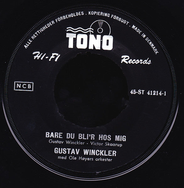 Gustav Winckler : Den Mørke Landevej (7")